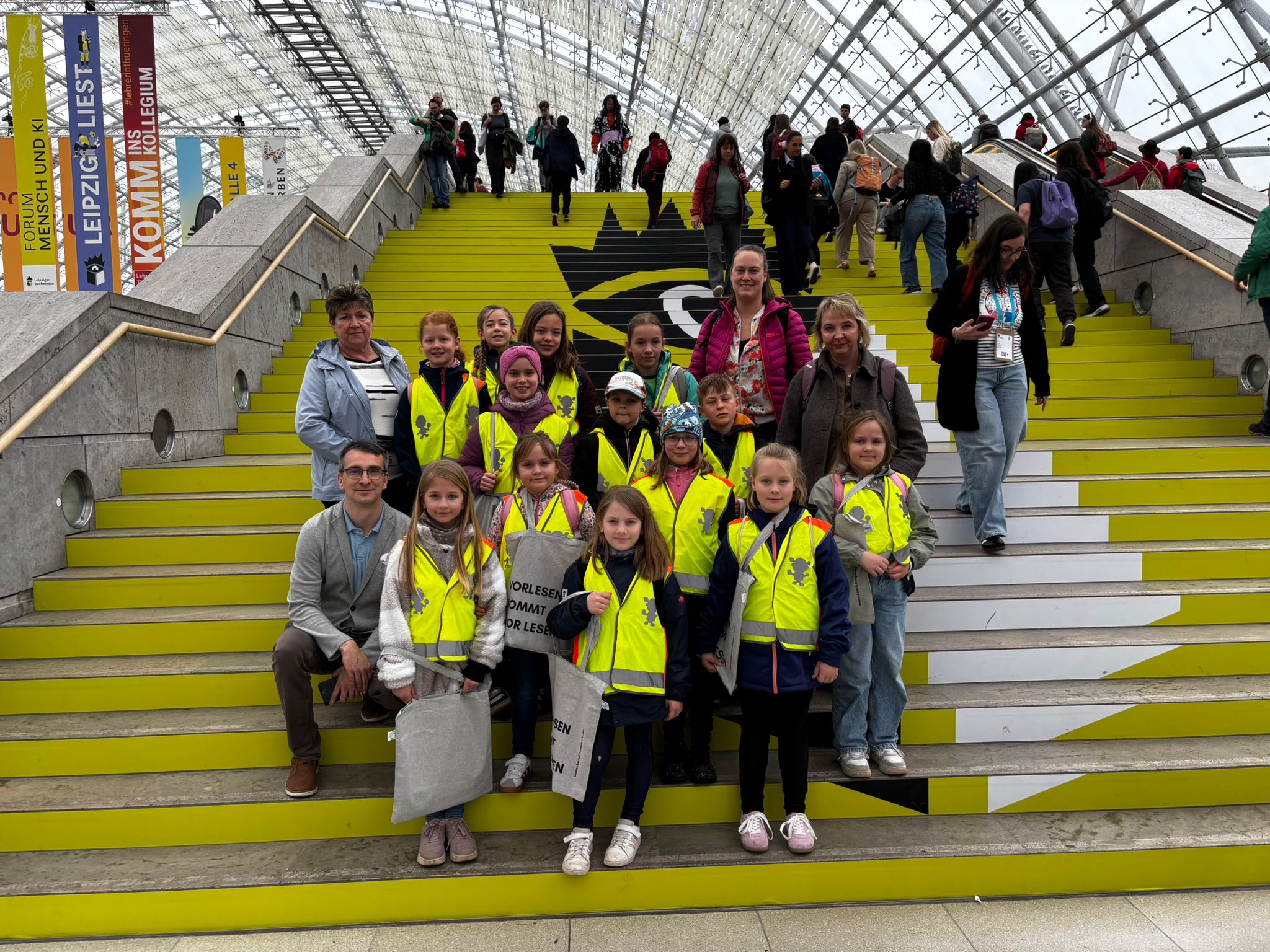 Bücherwürmer auf der Buchmesse